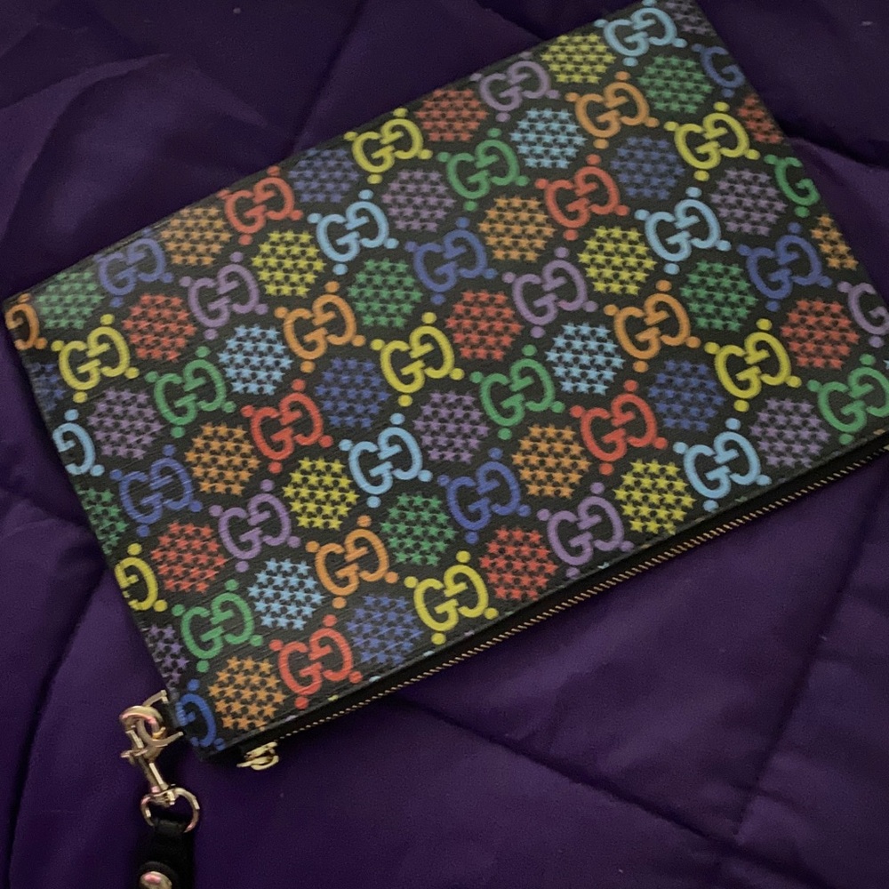Gucci Vibrant Patterned Clutch